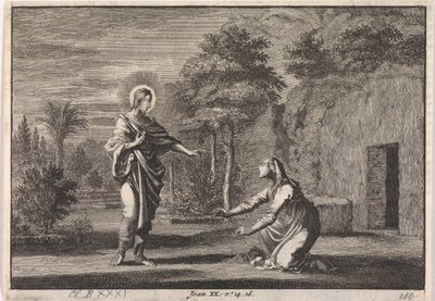 Le Christ apparaît à Marie Madeleine (Noli me tangere) - Jan Luyken