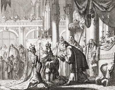 Couronnement du roi Guillaume III et de la reine Marie II, 11 avril - Jan Luyken