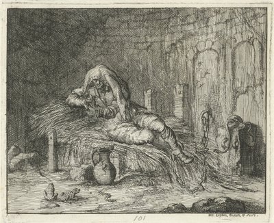 Georg Wanger en prison à Bressanone, 1591 - Jan Luyken