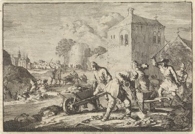 Pasteurs réformés en Hongrie condamnés aux travaux forcés, 1674 - Jan Luyken