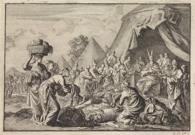 Les Israélites apportent leurs trésors pour la construction du tabernacle - Jan Luyken