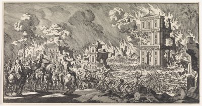 Les Romains détruisent un temple juif à Jérusalem - Jan Luyken