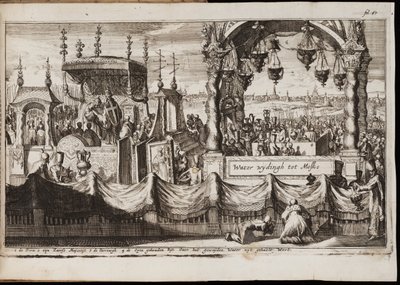 La Grande Bénédiction des Eaux à Moscou, 1677 - Jan Luyken