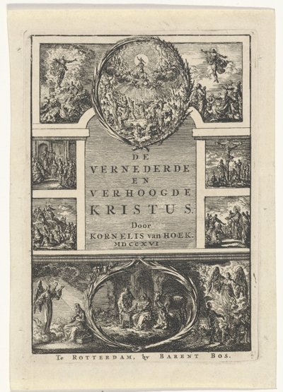 Page de titre pour : Kornelis van Hoek