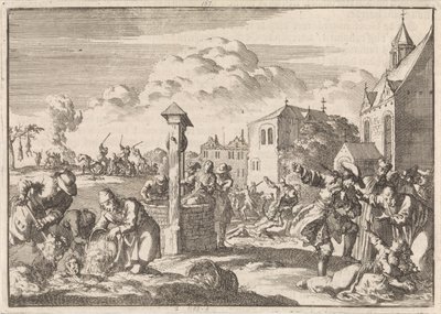 Persécution des protestants par Marsaut à Niort, 1682 - Jan Luyken
