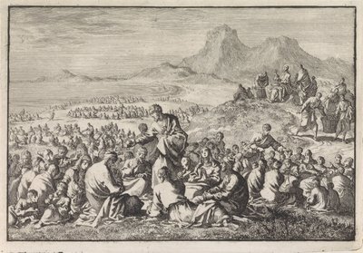 Multiplication miraculeuse des sept pains et des deux poissons - Jan Luyken