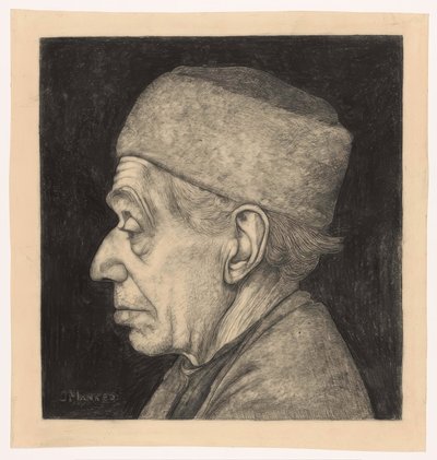 Douwe, de profil vers la gauche - Jan Mankes