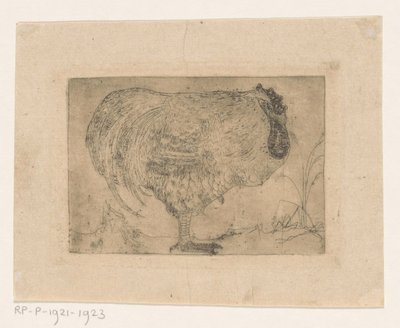 Coq recroquevillé - Jan Mankes