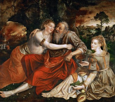 Loth et ses filles - Jan Massys