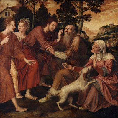 La guérison de Tobit - Jan Massys or Metsys
