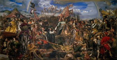 Jean III Sobieski (1629-1696) envoie un message de victoire au Pape Innocent XI après la bataille de Vienne - Jan Matejko
