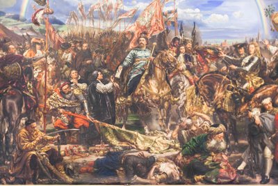 Sobieski envoyant un message de victoire au Pape après la Bataille de Vienne - Jan Matejko
