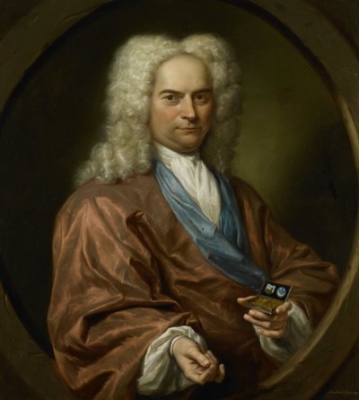 Portrait de David Leeuw (1682-1755), drapier mennonite - Jan Maurits Quinkhard