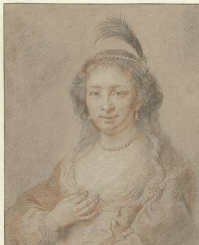 Portrait de Sara van Baerle, épouse de Philips van Dorp - Jan Maurits Quinkhard