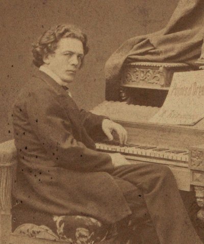 Portrait du compositeur Anton Rubinstein 1829-1894, vers 1860-1870 - Jan Mieczkowski