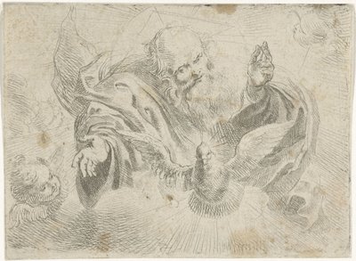 Dieu le Père avec la colombe du Saint-Esprit - Jan Miel