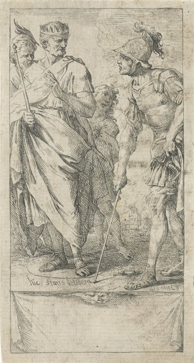 Popilius Laenas dessine un cercle - Jan Miel