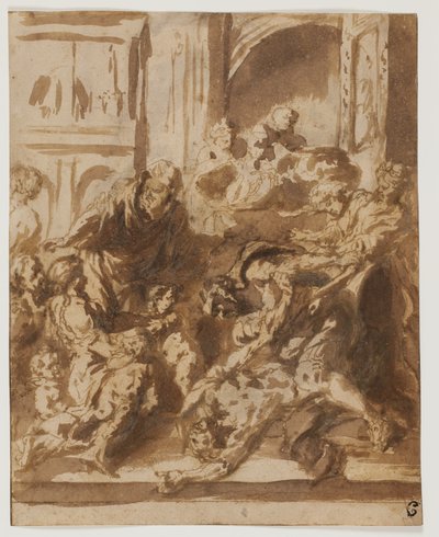 Le Martyre de Saint Érasme (?) - Jan Miel