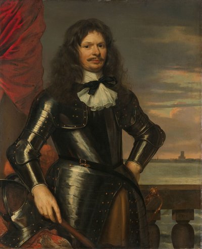 Johan van Beaumont. Colonel dans les gardes hollandaises et commandant de Den Briel - Jan Mijtens