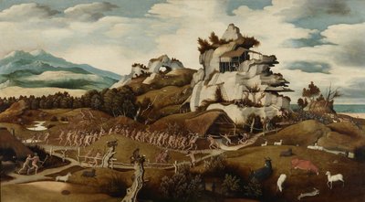 Paysage avec un épisode de la conquête de l