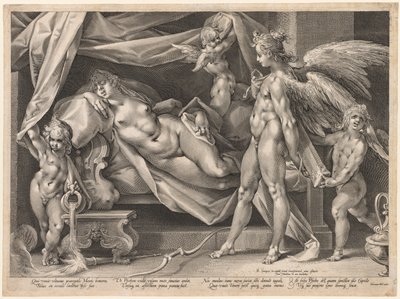 Cupidon et Psyché - Jan Muller