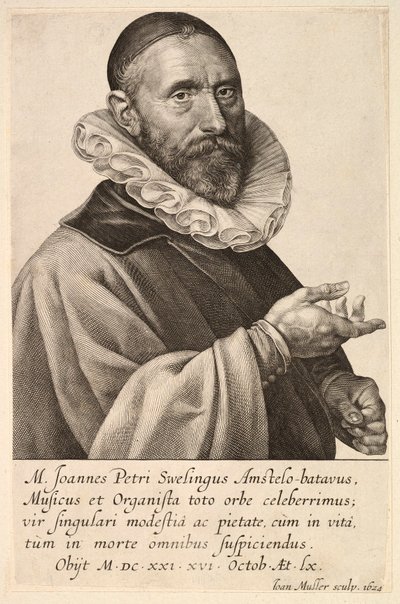 Portrait de Jans Pietersz Sweelinck - Jan Muller