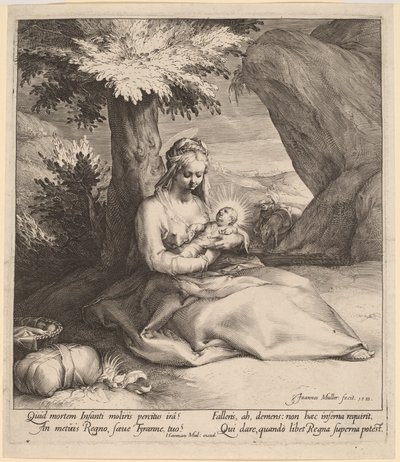Repos pendant la fuite en Égypte - Jan Muller