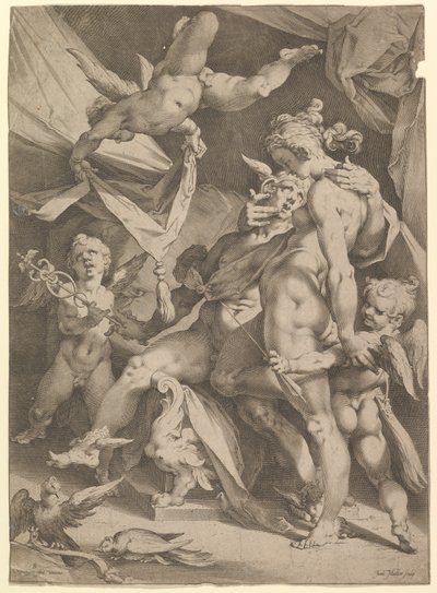 Vénus et Mercure, ca. 1600 - Jan Muller