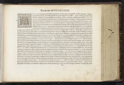 Des quatre monarques (Den Grooten Figuer-Bibel) - Jan Philipsz Schabaelje