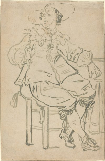 Cavalier assis - Jan Philipz van Bouckhorst