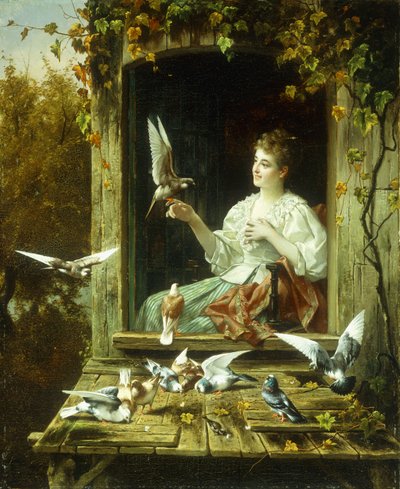 Nourrir les oiseaux - Jan Pieter Portielje