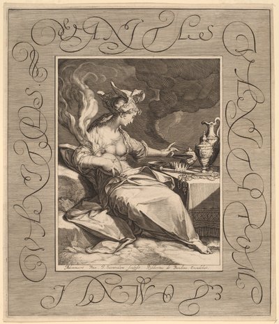 Vanitas, Vanitatum et Omnia Vanitas - Jan Pietersz Saenredam, after Abraham Bloemaert