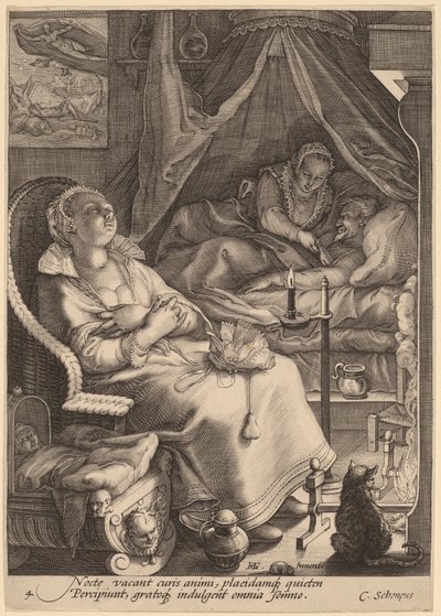 Nuit - Jan Pietersz Saenredam, after Hendrik Goltzius