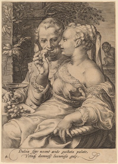 Le Goût - Jan Pietersz Saenredam after Hendrik Goltzius