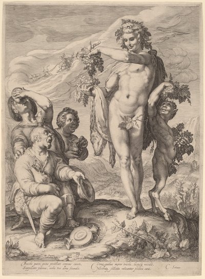 Le Culte de Bacchus - Jan Pietersz Saenredam, after Hendrik Goltzius