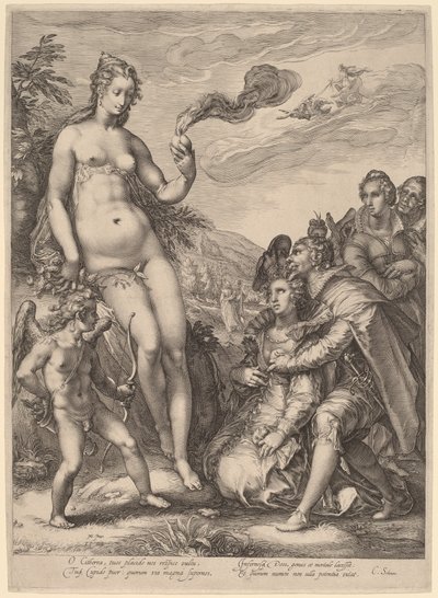 Le Culte de Vénus - Jan Pietersz Saenredam, after Hendrik Goltzius