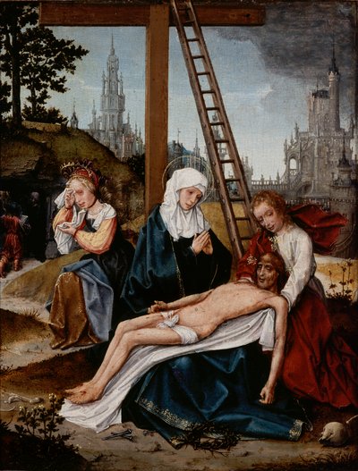 Lamentation, vers 1510-15 (huile sur panneau) - Jan Provoost