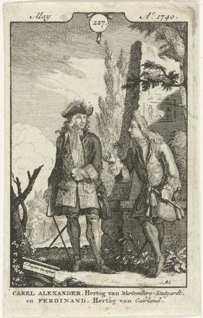 Conversation entre Ferdinand Kettler et Charles Alexandre - Jan Ruyter