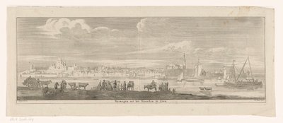 Vue de Nimègue depuis le nord - Jan Ruyter