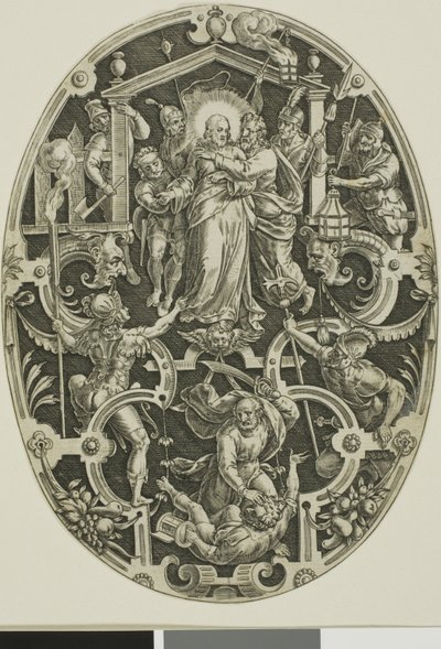 Trahison du Christ, extrait de La Passion du Christ - Jan Sadeler I