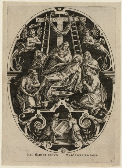 Lamentation, tirée de La Passion du Christ - Jan Sadeler I