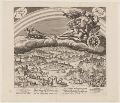 Vénus, tirée des Sept Planètes - Jan Sadeler I