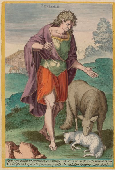 Benjamin - Jan Sadeler I after Crispen van den Broecke