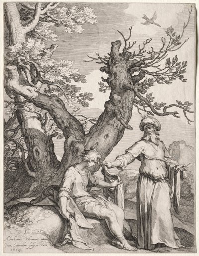 Ahija et Jéroboam - Jan Saenredam