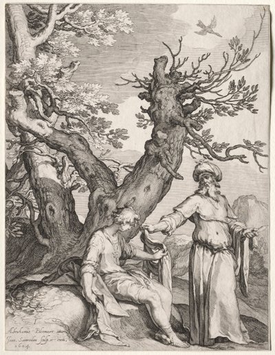 Ahijah et Jéroboam, 1604 - Jan Saenredam