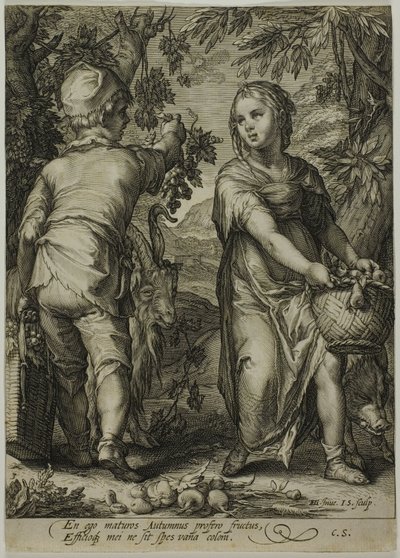 Automne, des Quatre Saisons - Jan Saenredam