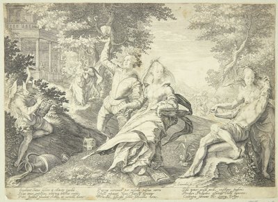 Les vierges folles festoient - Jan Saenredam