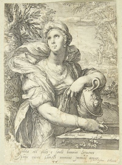 La femme samaritaine au puits - Jan Saenredam