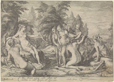 Diane découvre la grossesse de Callisto - Jan Saenredam