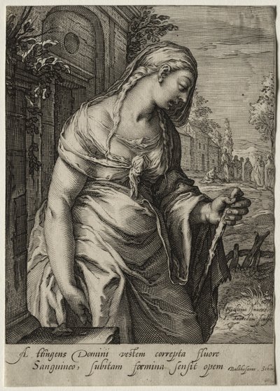 Héroïnes du Nouveau Testament : La femme avec une perte de sang - Jan Saenredam
